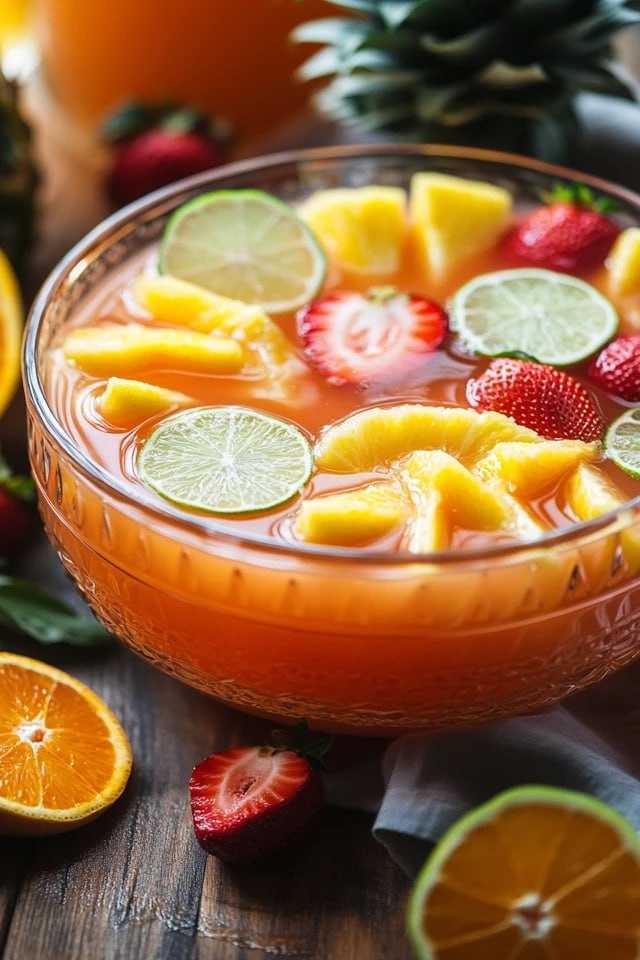 🔑 The secret to an ultra-refreshing fruit punch that’s a hit at any party!v