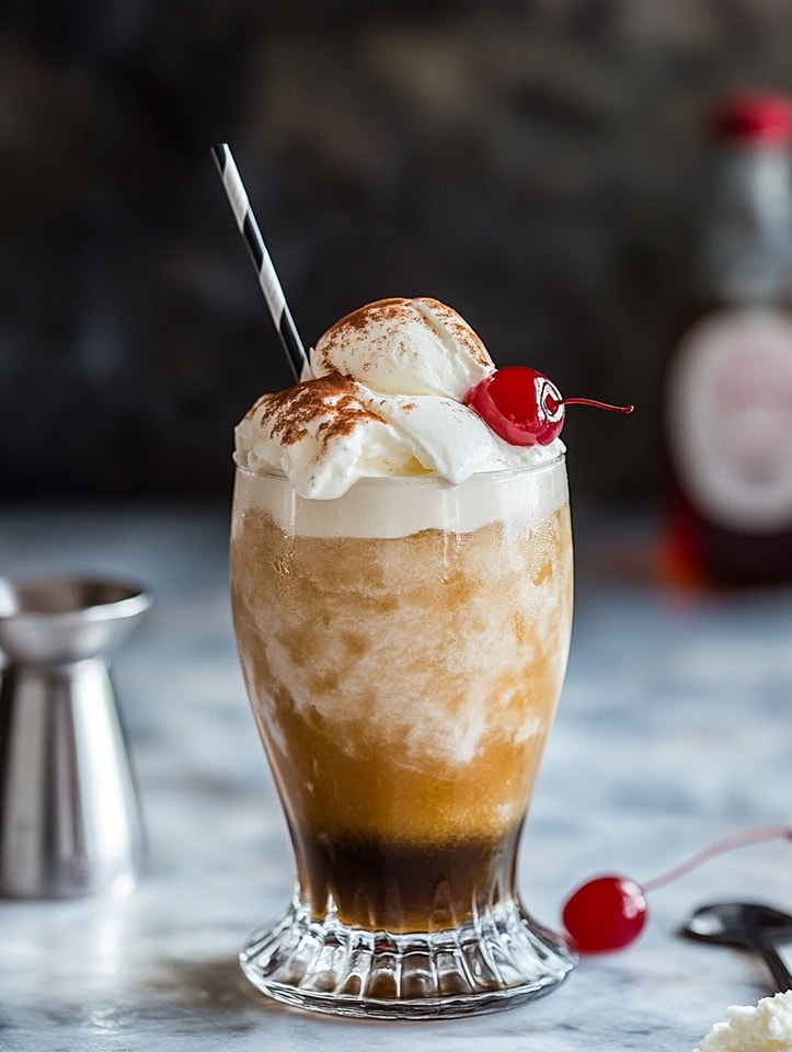 Spiced RumChata Root Beer Float – A Decadent Sip!