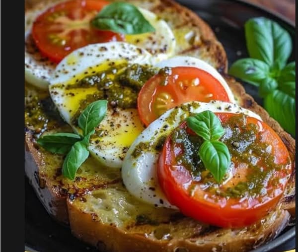 French Toast with Pesto