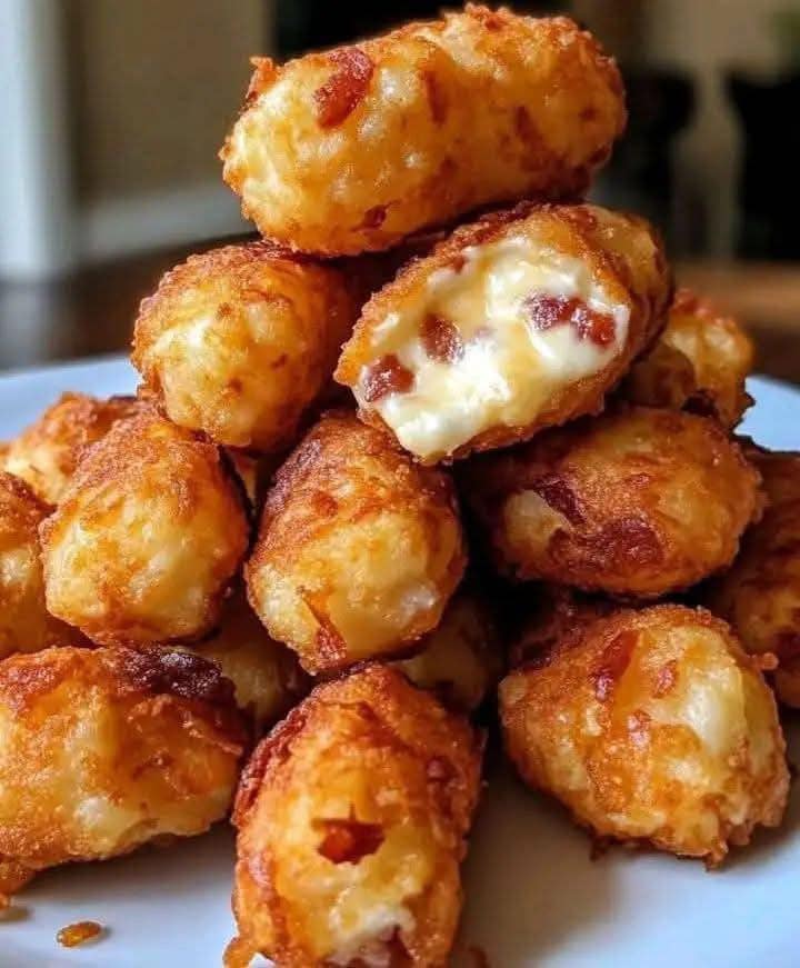 Crispy Cheese-Stuffed Tater Tots – The Perfect Snack!