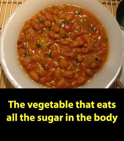 The vegetable that eats all the sugar in the body. It’s the formidable enemy of diabetes.