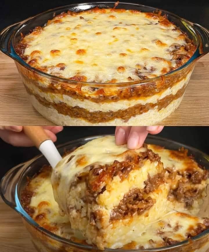 Grandma’s Classic Baked Pasta with Béchamel and Meat Sauce