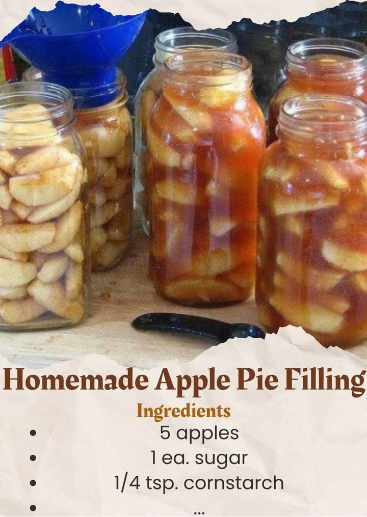 Homemade Apple Pie Filling