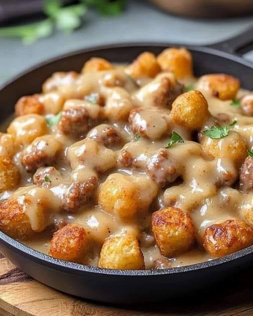 Breakfast Casserole with Tater Tots