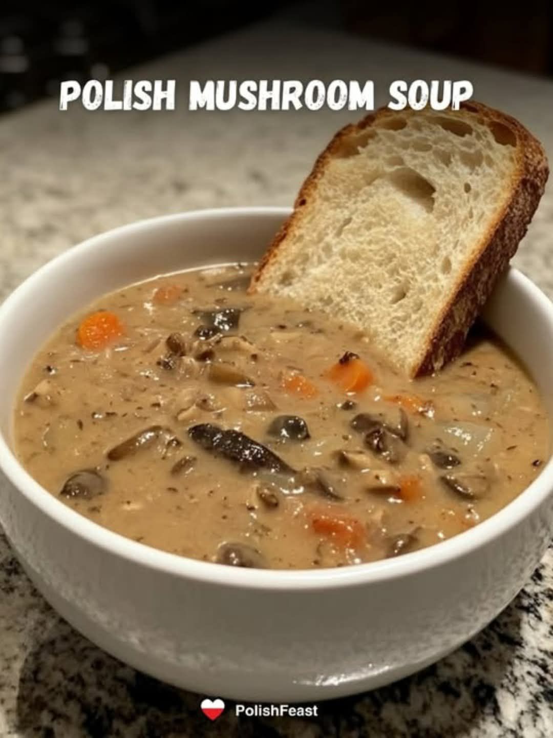 The Best Polish Mushroom Soup (Zupa Grzybowa)