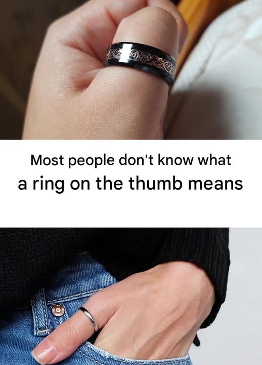 The Meaning Behind Wearing a Ring on Your Thumb