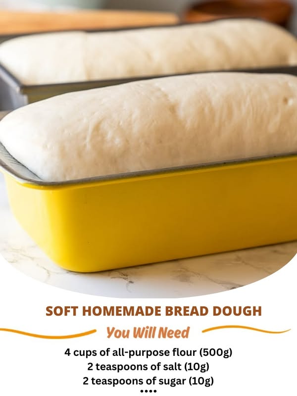 Soft Homemade Bread Dough: Fluffy as a Cloud!