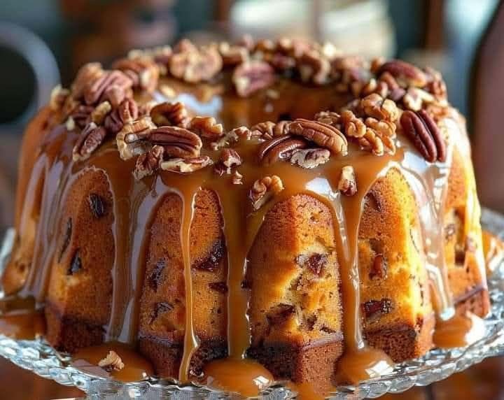 Pecan Praline Buttermilk Pound Cake