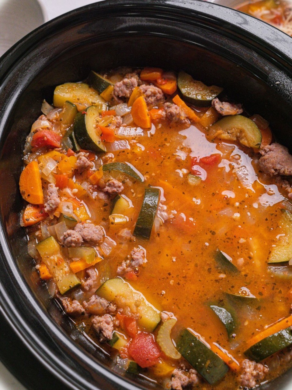 Slow Cooker Italian Summer Soup